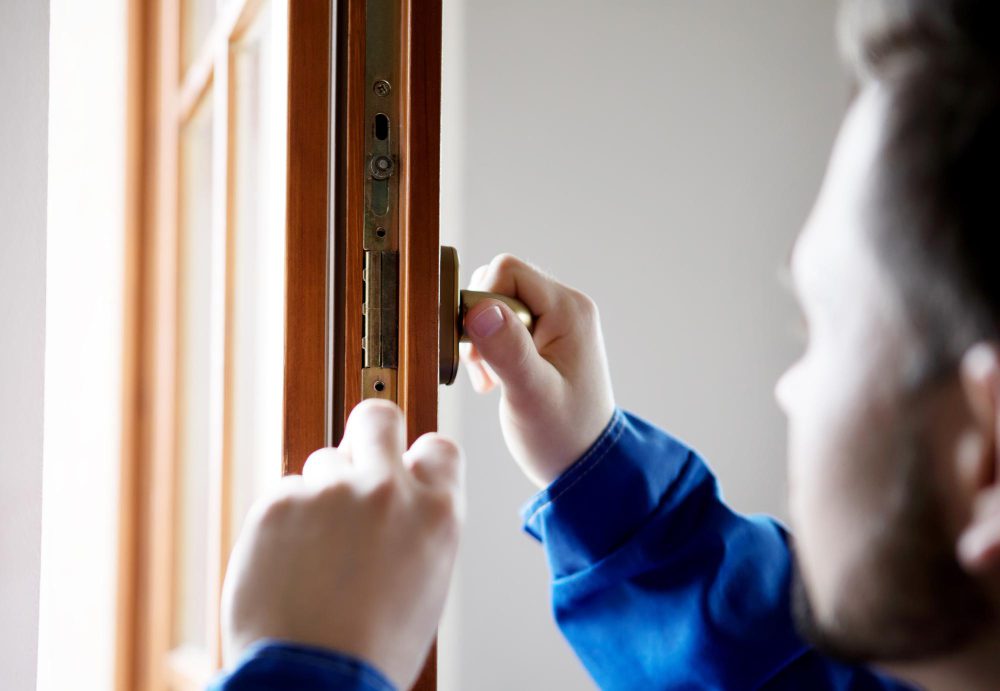 Maintaining Door Handles UPVC